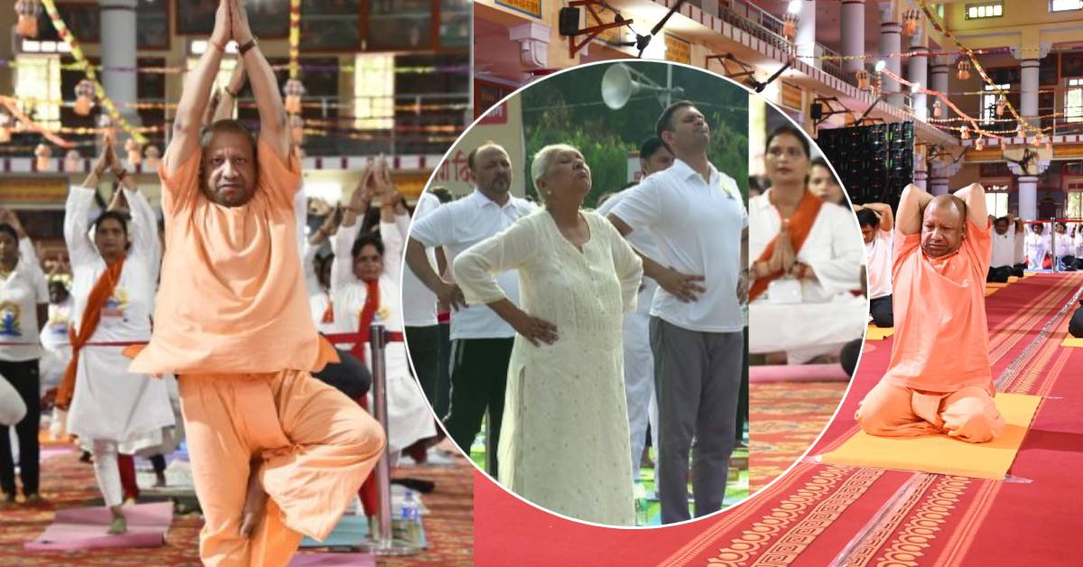 International Yoga Day : राज्यपाल ने लखनऊ में किया योग, ‘एक पृथ्वी एक स्वास्थ्य’ की थीम पर गिनीज रिकॉर्ड में दर्ज होगा योग