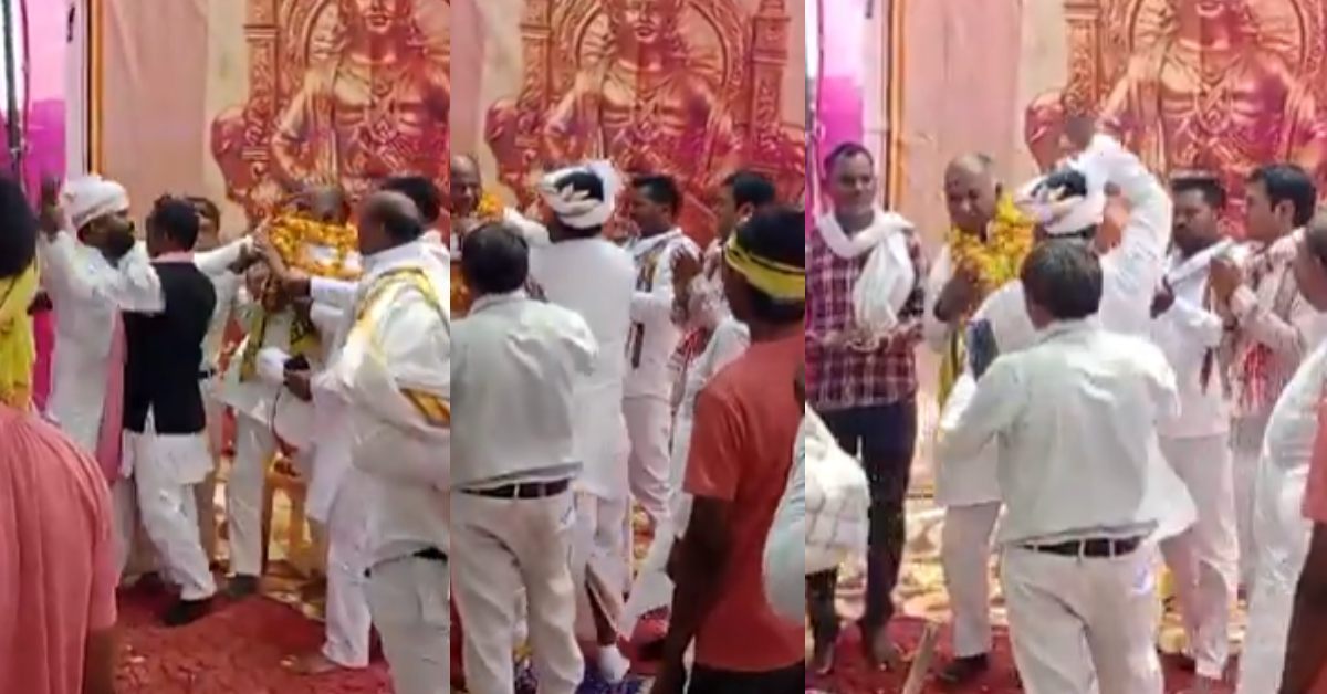 अखिलेश यादव के खास नेता पर हमला : पहले माला पहनाई, फिर कर दी जमकर पिटाई, VIDEO वायरल