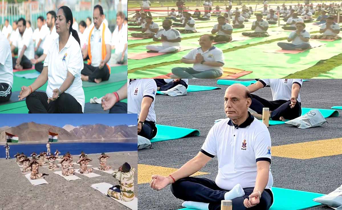 International Yoga Day 2025:आज पूरी दुनिया में मनाया जा रहा योग दिवस, राजनाथ सिंह, जेपी नड्डा, एस. जयशंकर, सीएम रेखा गुप्ता… ने किया योग कार्यक्रम का नेतृत्व
