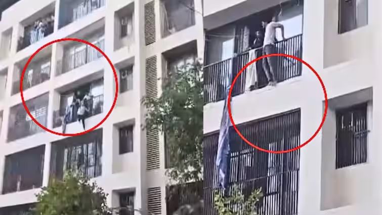 Video : अहमदाबाद प्लेन क्रैश के बाद हॉस्टल से कूदते दिखे डॉक्टर, इमारत के दोनों तरफ लगी थी आग
