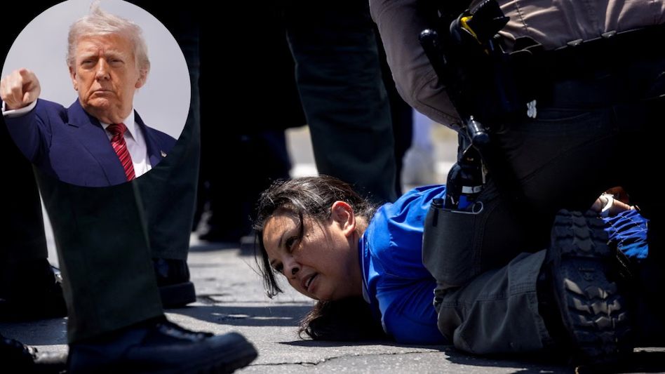 अमेरिका में अप्रवासन नीति के खिलाफ हो रहे हिंसक प्रदर्शन, जमकर तोड़फोड़ और आगजनी : राष्ट्रपति ट्रंप ने दिया दंगाइयों से सख्ती से निपटने का आदेश