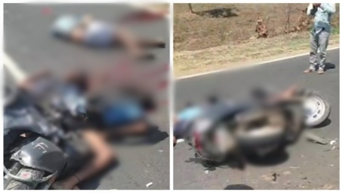 खून से लाल हुई सड़क: स्कूटी और ऑटो की आमने-सामने भिंड़त, भीषण हादसे में 3 की मौत
