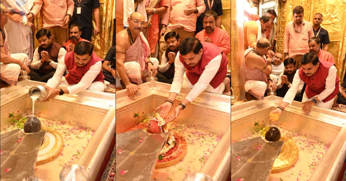वाराणसी दौरे पर सीएम डॉ मोहन: बाबा काशी विश्वनाथ के किए दर्शन, महादेव से की MP की सुख समृद्धि की कामना