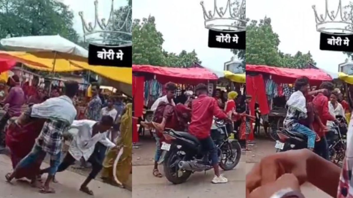 फिल्मी स्टाइल में बाजार से नाबालिग लड़की का अपहरणः हथियार के दम पर उठा ले गए 3 बदमाश, Video Viral