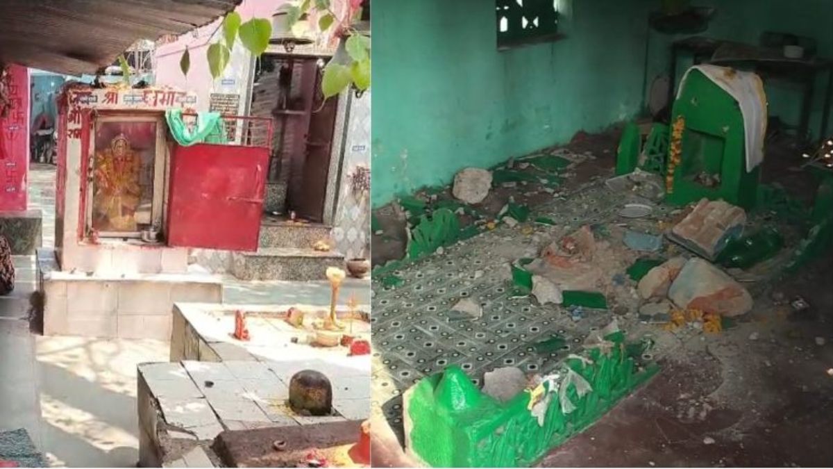 धार्मिक स्थल पर बवालः मंदिर में मांस पकाकर खाने का आरोप, 5 पर FIR दर्ज, इधर देर रात तोड़ दी मजार, लोगों ने किया जमकर हंगामा