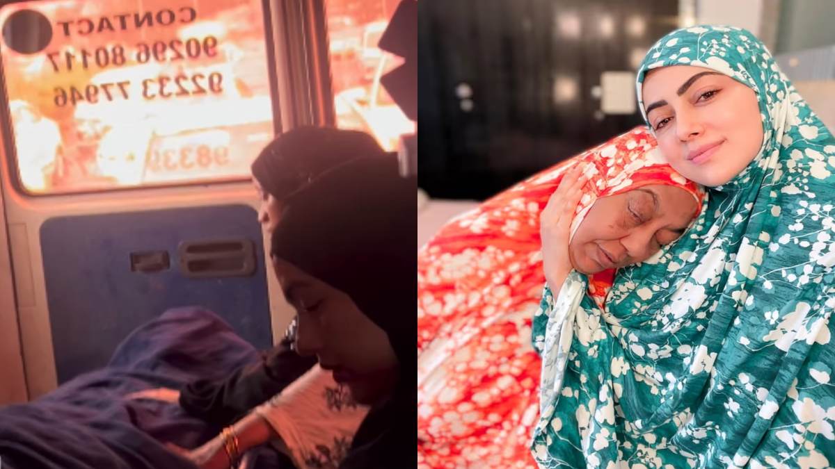 मां के पार्थिव शरीर के पास बेसुध बैठी नजर आई Sana Khan, पोस्ट शेयर कर दी थी मां के निधन की खबर …