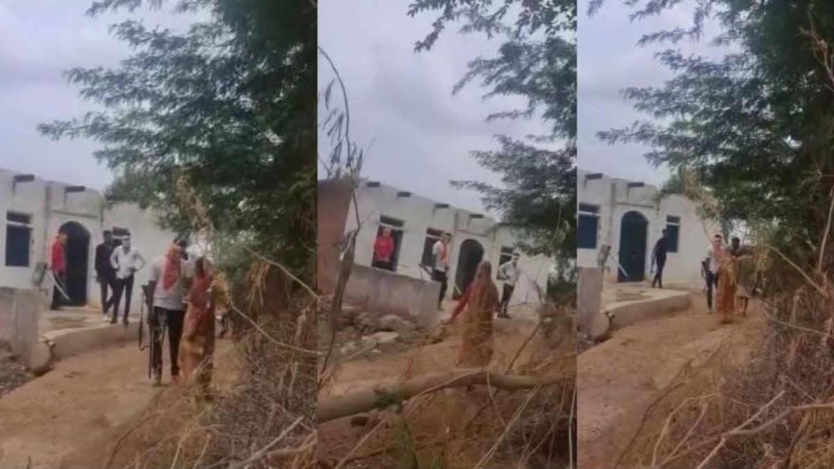 जेल से छूटे बदमाश ने पूर्व सरपंच पर किया हमलाः हवाई फायर कर गांव में फैलाई दहशत, वीडियो वायरल