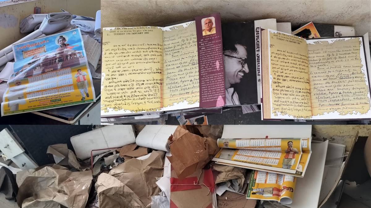 CG NEWS: कबाड़ में मिली जागरुकता अभियान की बांटी गई किताबें, सवालों से बचते नजर आए जिम्मेदार…
