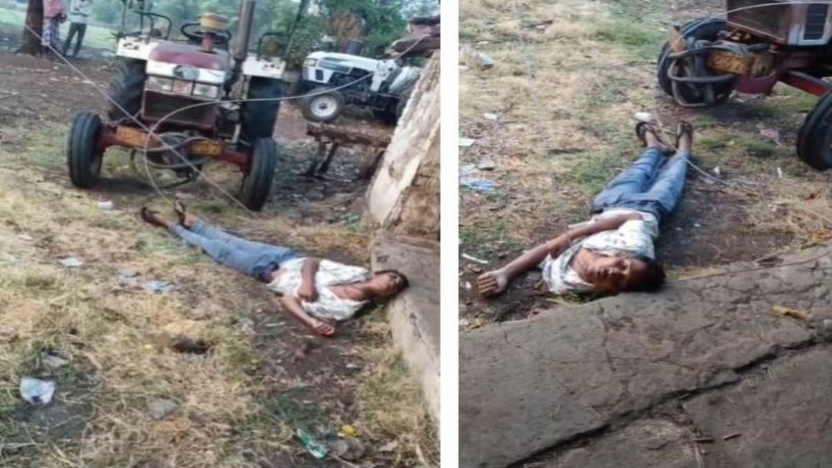 बिजली कंपनी की लापरवाही से गई युवक की जानः खेत में टूटी पड़ी तार के करेंट से युवक की मौत, सड़क पर शव रख किया विरोध प्रदर्शन