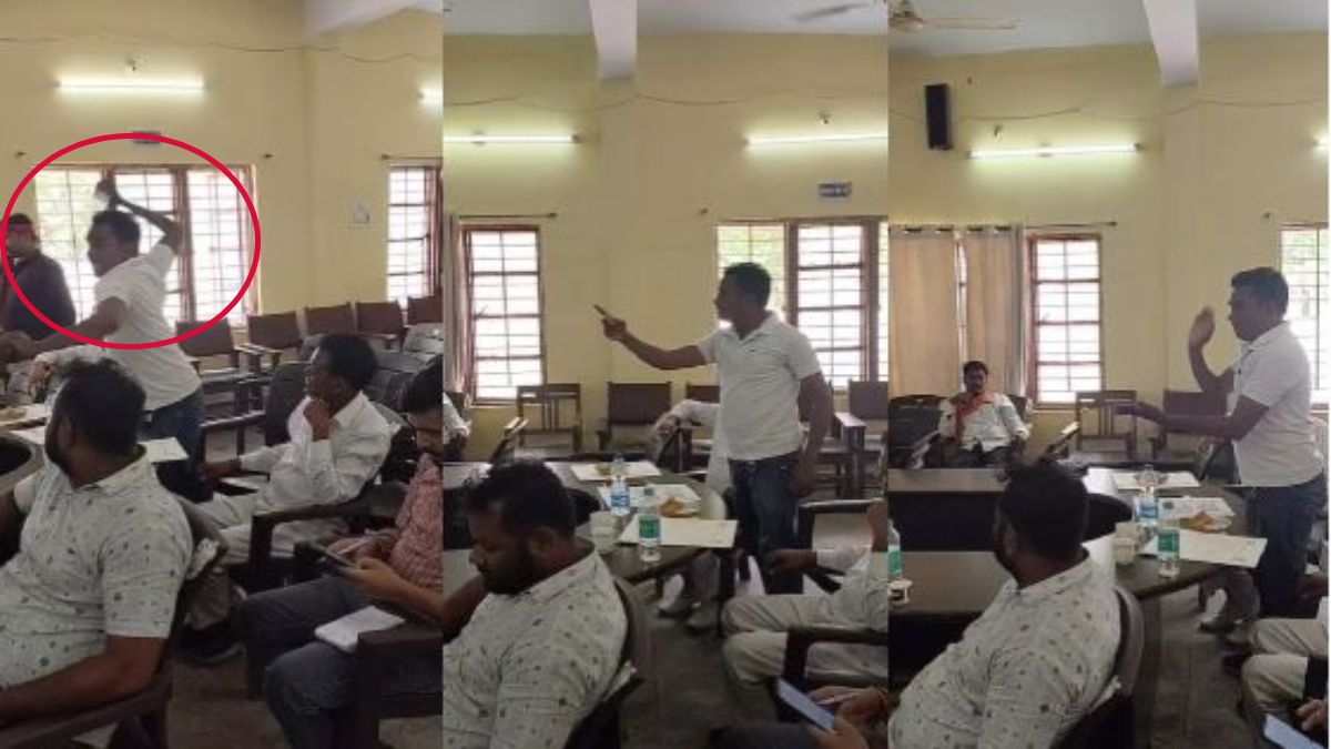 ‘विधायक के पल्लू में घुसे हो’: जनपद पंचायत CEO पर सदस्य ने फेंकी पानी की बोतल, वीडियो वायरल, सीईओ की शिकायत पर FIR दर्ज