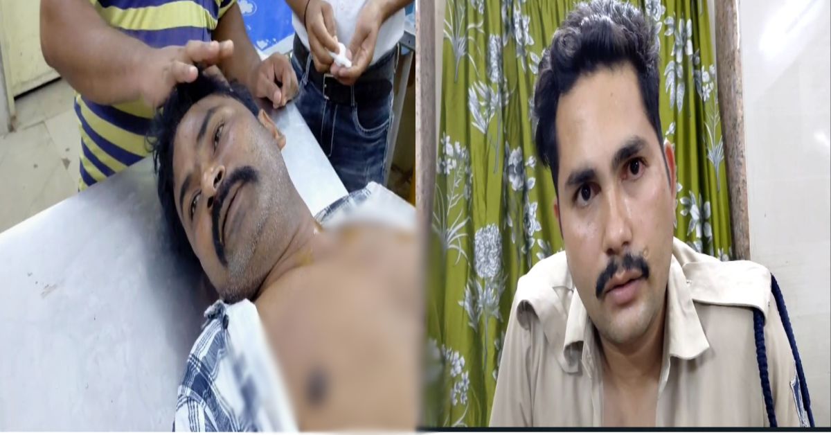 पुलिस टीम पर जानलेवा हमला: डायल-100 के पायलट और आरक्षक को जमकर पीटा, शराब पिलाई, फिर जिंदा जलाने की कोशिश