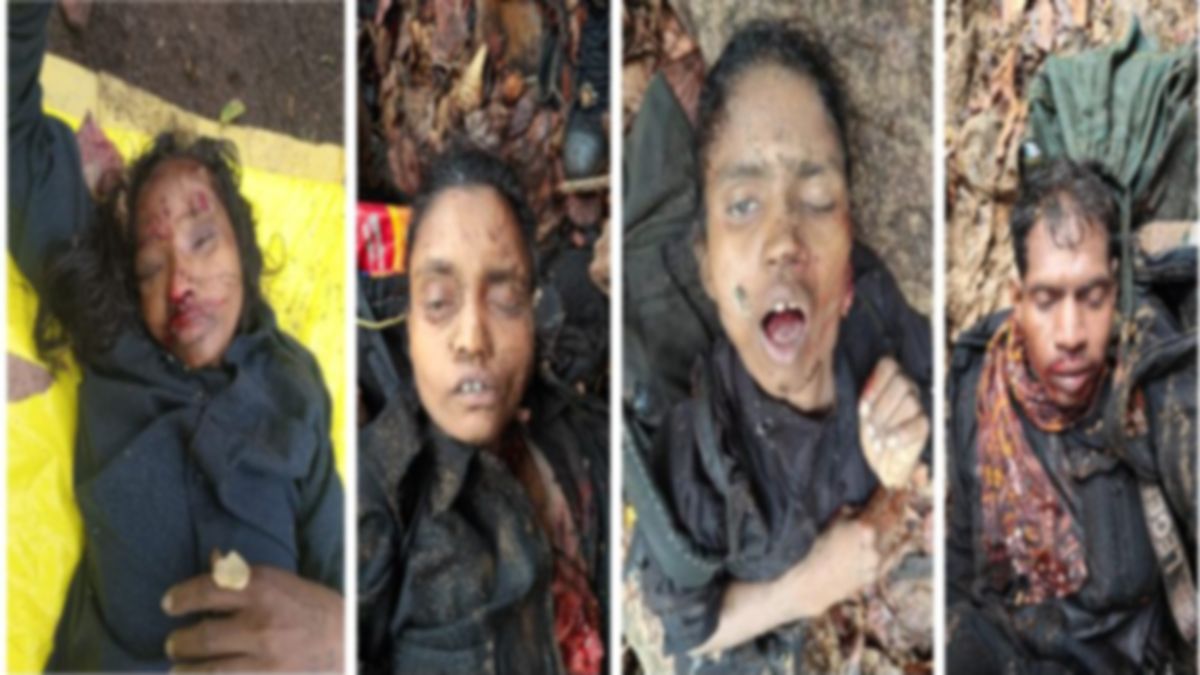 MP में पुलिस- नक्सली मुठभेड़ः बालाघाट जंगल में 1 पुरुष समेत 4 हार्डकोर महिला नक्सली ढेर, मारे गये नक्सलियों की तस्वीर आई सामने