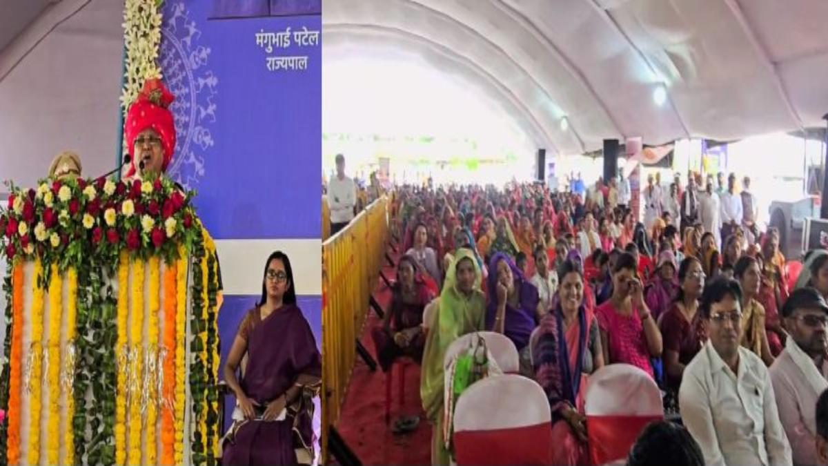 धरती आबा जन भागीदारी अभियान में शामिल हुए राज्यपालः हितग्राहियों को प्रमाण पत्र वितरित किए, स्वास्थ्य शिवर का लिया जायजा