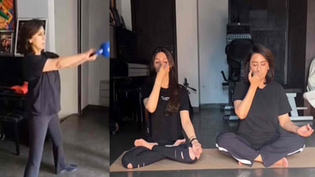 International Yoga Day पर Neetu Kapoor ने शेयर किया वीडियो, वेट ट्रेनिंग और योग करते आईं नजर …