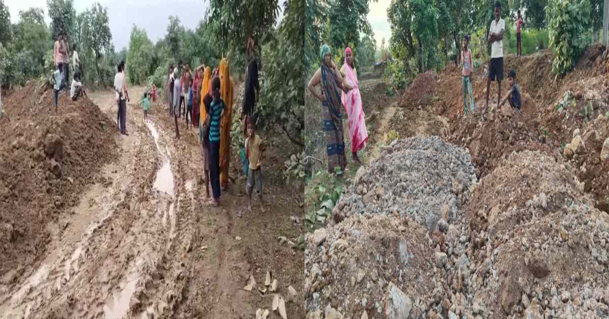 Lalluram Impact: रातों-रात शुरू हुआ सड़क निर्माण कार्य, कीचड़ में उतरकर ग्रामीणों ने किया था प्रदर्शन