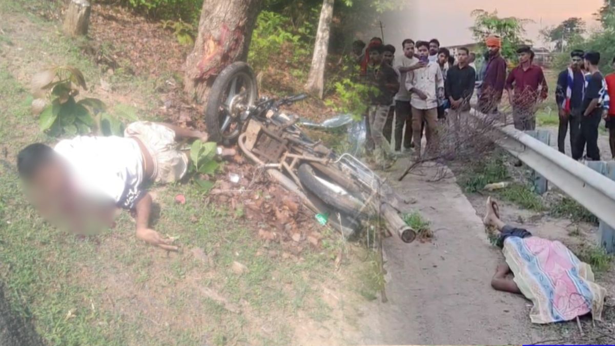 CG Accident : तेज रफ्तार बाइक पेड़ से टकराई, हादसे में युवक की मौके पर ही हुई मौत