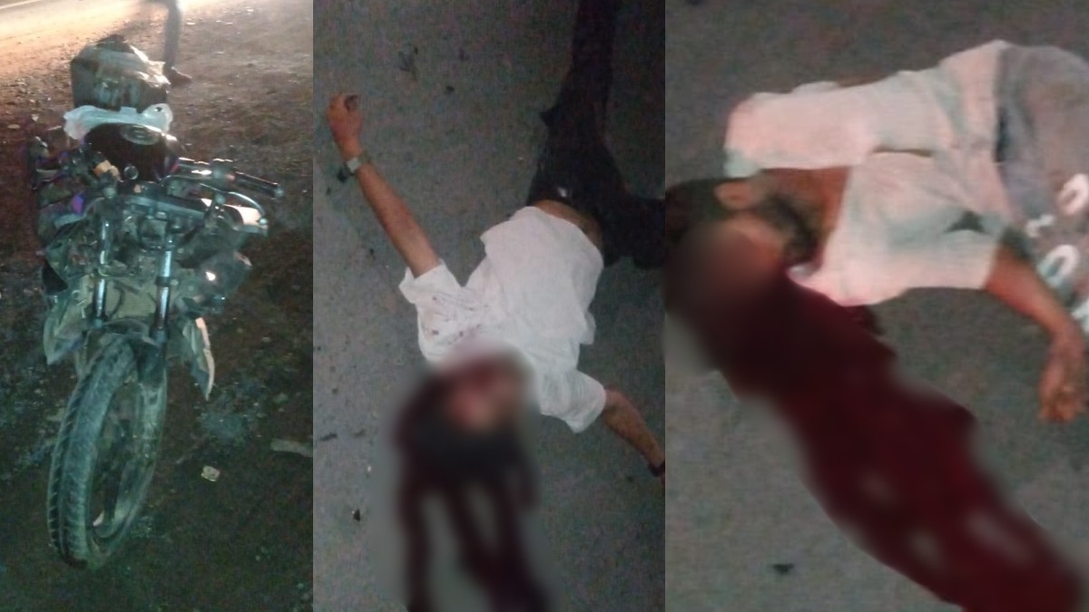CG Accident News : ट्रक में पीछे से जा घुसी बाइक, दो युवकों की मौके पर मौत…