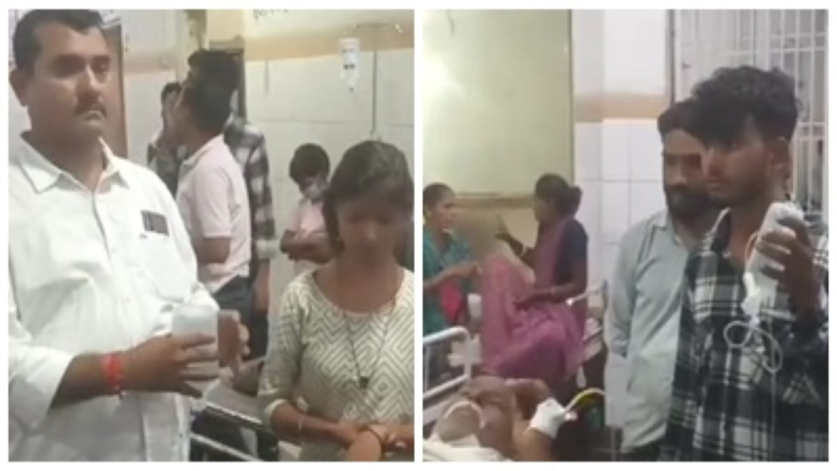 ग्वालियर के सबसे बड़े अस्पताल में स्वास्थ्य सेवाएं बदहाल: अटेंडर को खुद खींचना पड़ रहा मरीज का स्ट्रेचर, हाथ में लगी स्लाइन की बोतल पकड़ कर खड़े रहने को मजबूर परिजन 
