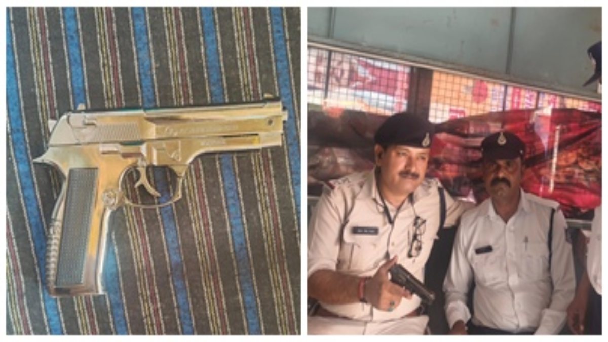 शौक बड़ी चीज है: कमर पर पिस्टल टांग बाइक से घूम रहे थे 3 नाबालिग, ट्रैफिक पुलिस ने पकड़ा, सच्चाई पता चली तो उड़ गए होश 