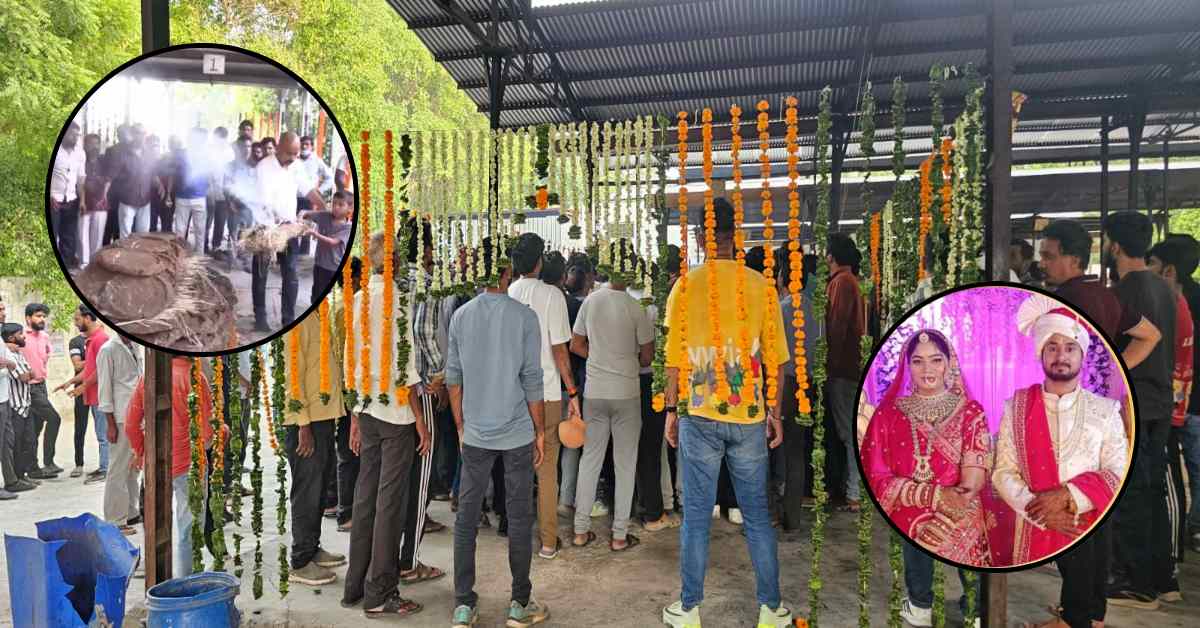 जिसके लिए घर सजाया उसके लिए सजानी पड़ी अर्थी: इंदौर में राजा रघुवंशी का अंतिम संस्कार, पत्नी सोनम का अब तक सुराग नहीं, भाई ने मानव तस्करी का लगाया आरोप