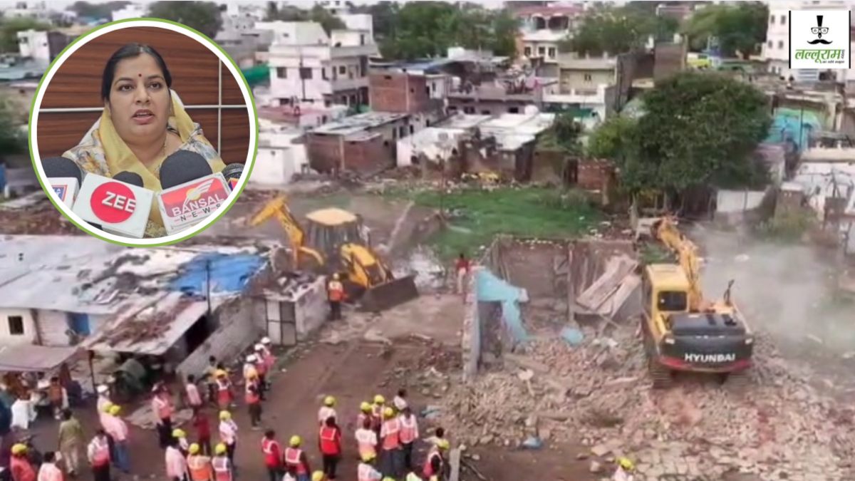 खंडवा अतिक्रमण कार्रवाई में असदुद्दीन ओवैसी की पार्टी AIMIM की एंट्री: कहा- सरकार भू-माफियाओं के लिए कर रही काम, महापौर ने इसे बताया तुष्टिकरण की राजनीति