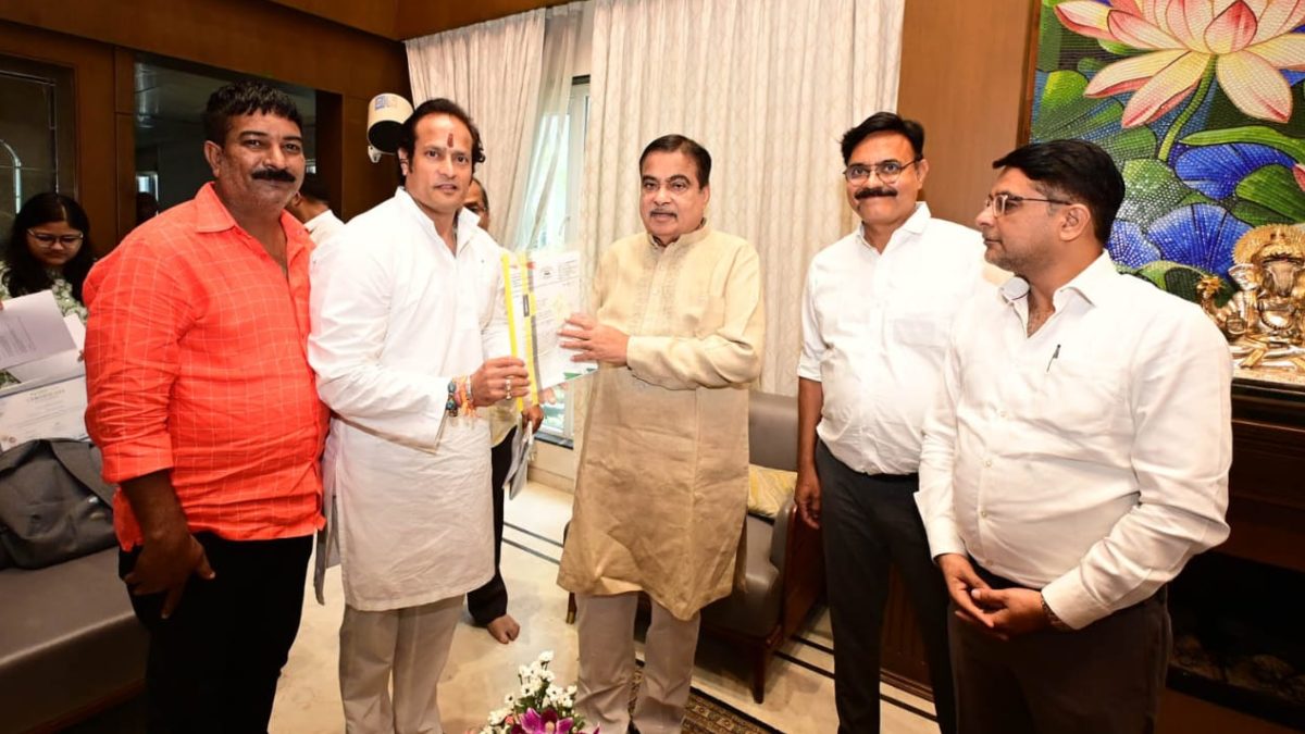बंद होगा कुम्हारी टोल प्लाजा : केंद्रीय मंत्री नितिन गडकरी से पूर्व MLA विकास उपाध्याय ने की मुलाकात, जल्द कार्रवाई का मिला आश्वासन