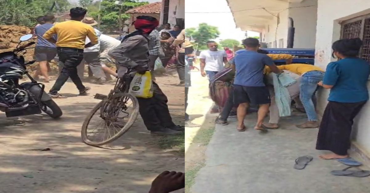 मैहर में दबंगों ने मां-बेटे को सरेराह पीटा: घंटों तक करते रहे मारपीट, महिला को आई चोट, पुलिस तक पहुंचा मामला