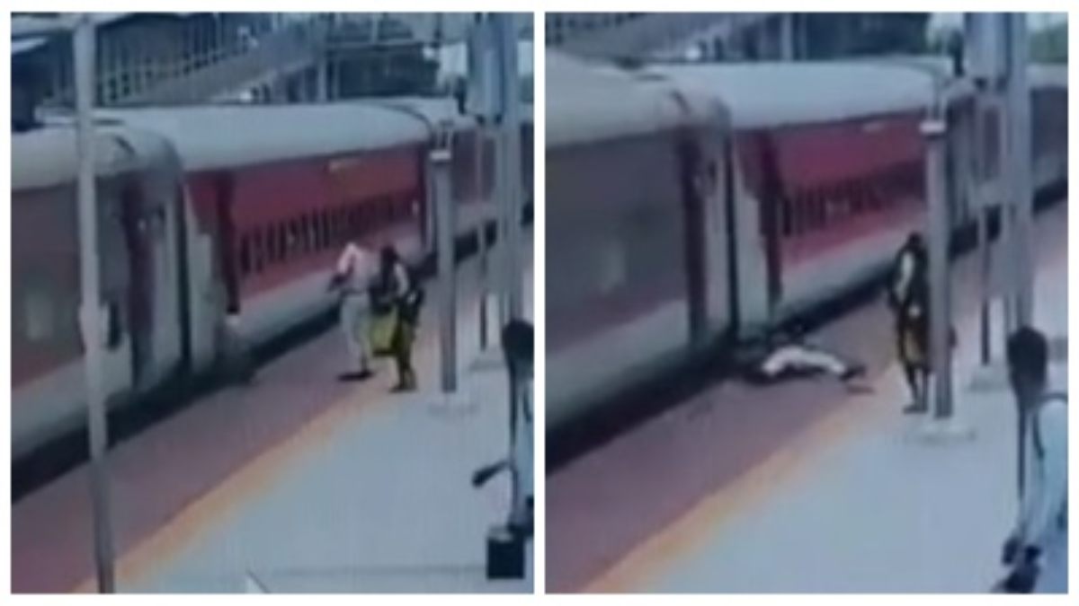 यात्री के लिए मसीहा बना RPF का जवान: चलती ट्रेन से फिसला पैर, फिल्मी स्टाइल में ऐसे बचाई जान, देखें Video  