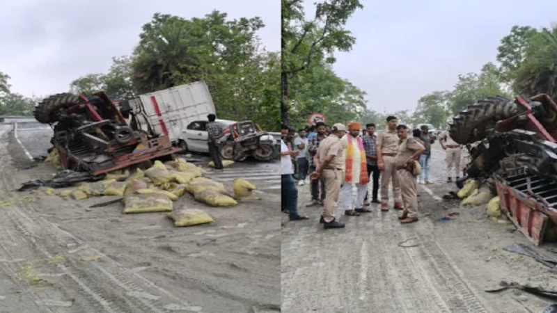 Rajasthan News: सलूंबर में लोहे से भरे ट्रक ने मचाई तबाही, पांच वाहन रौंदे, भीषण हादसे में 3 की मौत, 6 गंभीर घायल