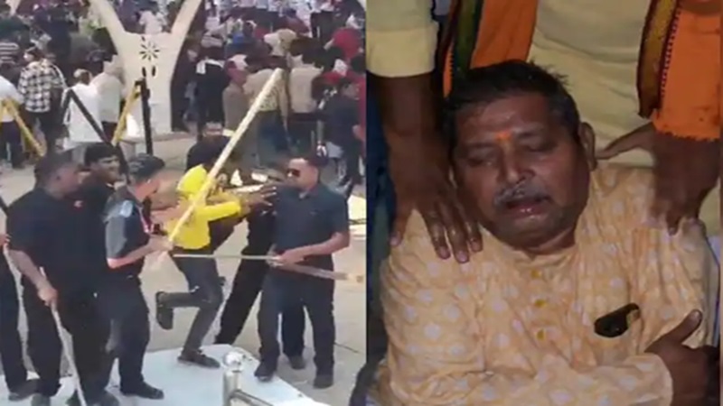 Rajasthan News: सांवलिया सेठ मंदिर में श्रद्धालुओं पर लाठीचार्ज, सुरक्षाकर्मियों की मारपीट में श्रद्धालु का हाथ टूटा, वीडियो वायरल