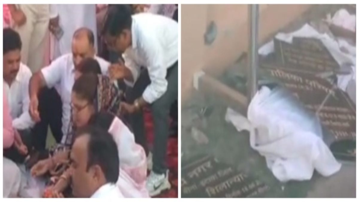 नगर पालिका उपाध्यक्ष ने तोड़ा शिलान्यास का पत्थर: सड़क के भूमि पूजन में नाम नहीं होने से फूटा गुस्सा, Video वायरल    