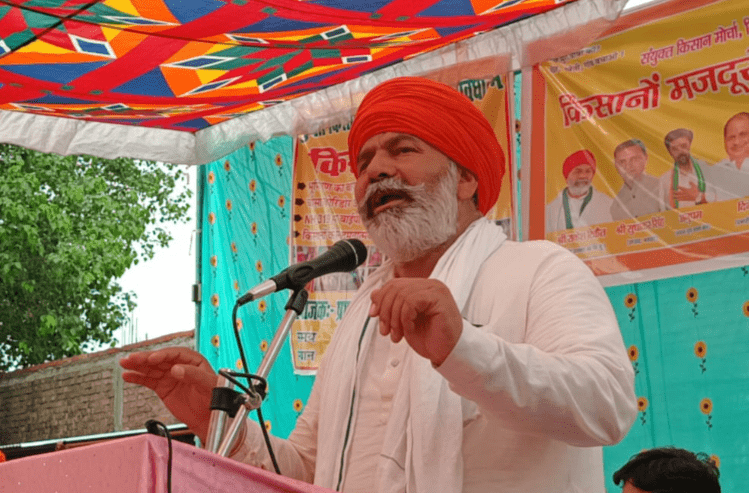 Bihar News: बक्सर में गरजे राकेश टिकैत, बोले- ‘किसान अपनी जमीन दान नहीं करेंगे’