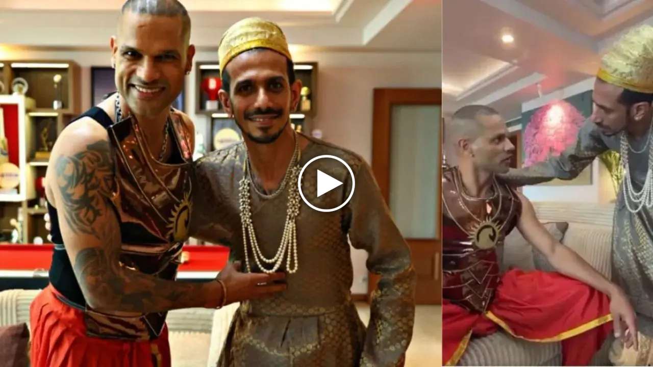 चहल-धवन बने ‘दुर्योधन’ और ‘शकुनी’: ‘महाभारत’ के इस आइकॉनिक सीन को किया रिक्रिएट, VIDEO देख आप भी नहीं रोक पाएंगे हंसी