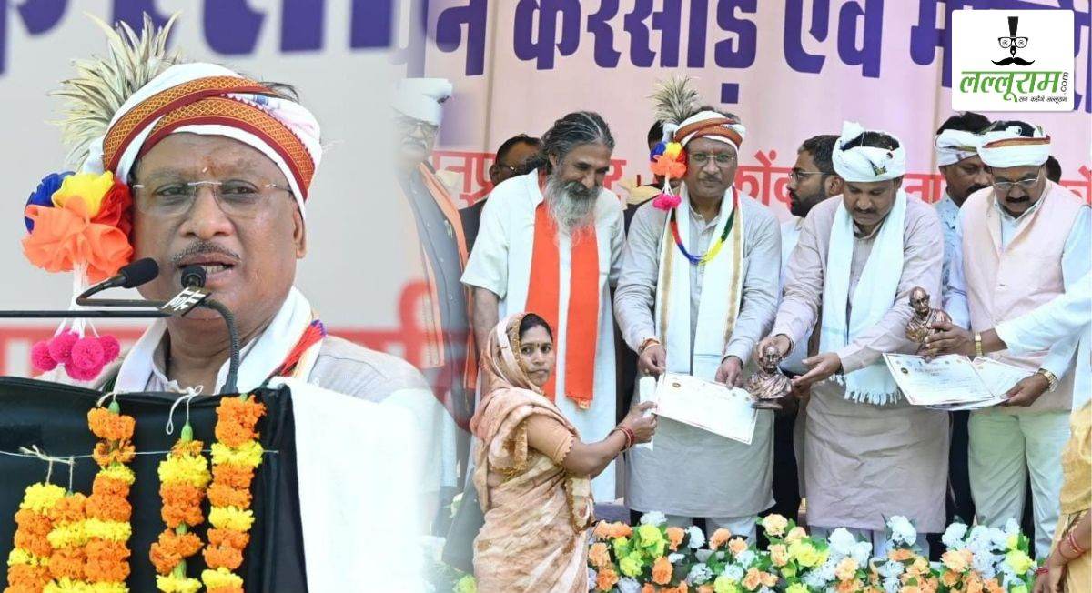 CM साय बुढालपेन करसाड़ एवं मांदरी महोत्सव में हुए शामिल: भानुप्रतापपुर और दुर्गकोंदल में गोंडवाना सामाजिक भवन के लिए की 25-25 लाख रुपये देने की घोषणा, “एक पेड़ मां के नाम” अभियान में सहभागिता की अपील