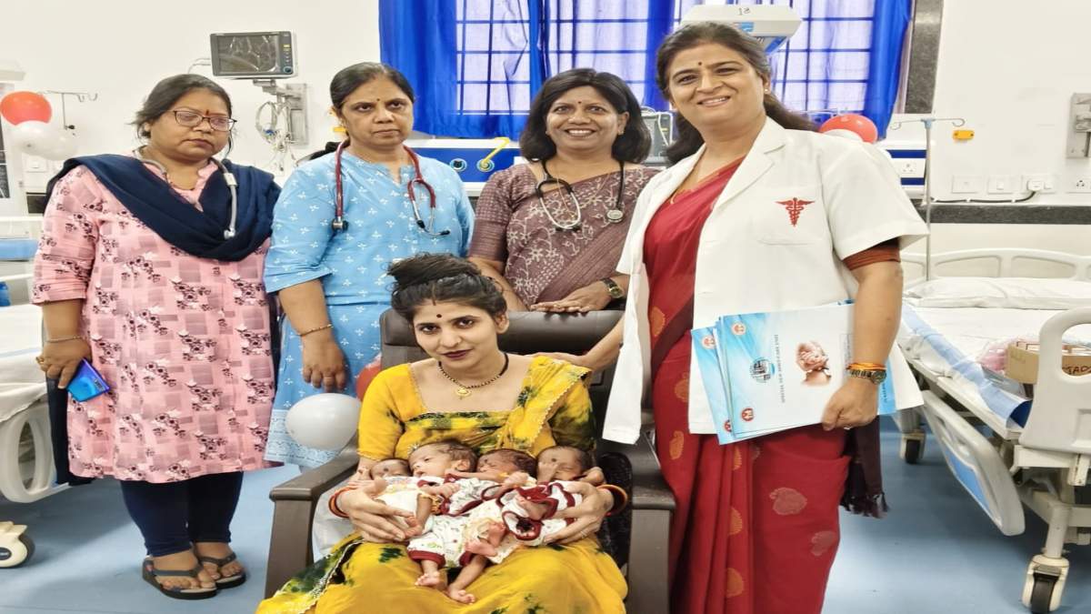 एक साथ गूंजी किलकारीः महिला ने चार बच्चों को दिया जन्म, चारों बच्चे स्वस्थ, विवाह के 5 साल बाद हुई थी गर्भवती