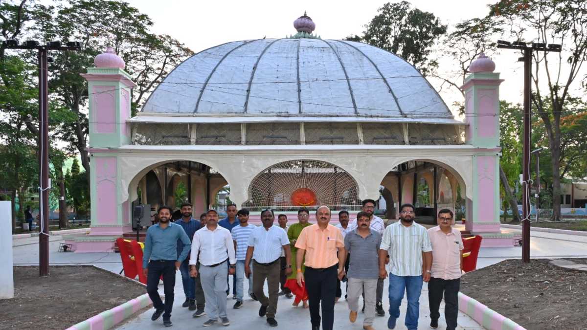 ऐतिहासिक धरोहर ‘गुलाब चक्कर’ जनता के लिए खुलाः 5 दिनों तक संगीत की प्रस्तुति, 2 माह में 2 ओपन एयर रेस्टोरेंट भी खुलेंगे, शाम को साउंड सिस्टम का प्रदर्शन
