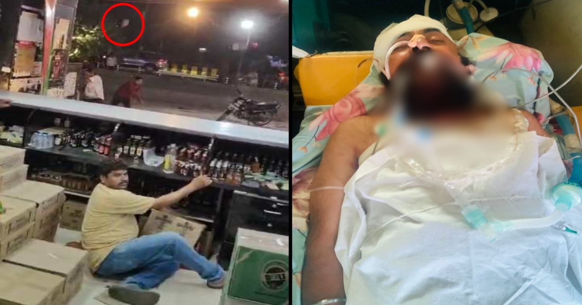 फ्री में शराब न देने पर बवाल: बदमाशों ने जमकर मचाया उपद्रव, 8 से 10 आरोपियों ने बरसाए पत्थर, शराब दुकान का मैनेजर कोमा में