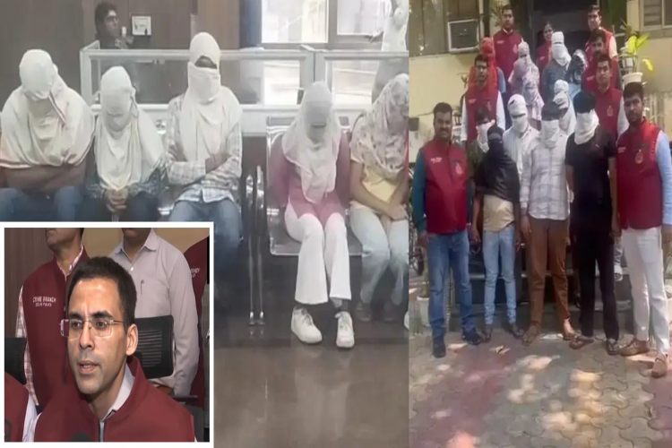 दिल्ली में साइबर धोखाधड़ी करने वाले बड़े नेटवर्क का भंडाफोड़ : लोन और सेक्सटॉर्शन का लेते थे सहारा, 15 आरोपी गिरफ्तार