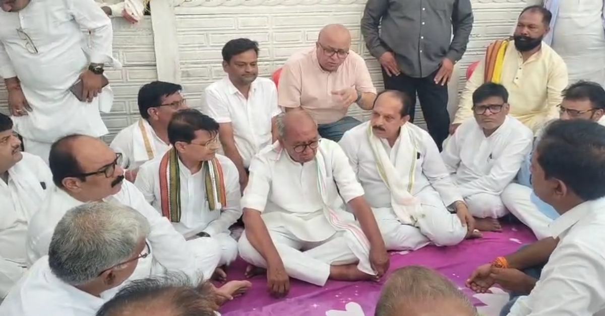 सिवनी पहुंचे दिग्विजय सिंह: दोहरे हत्याकांड में मारे गए युवकों को दी श्रद्धांजलि, बीजेपी के घर-घर सिंदूर अभियान को लेकर कही ये बात