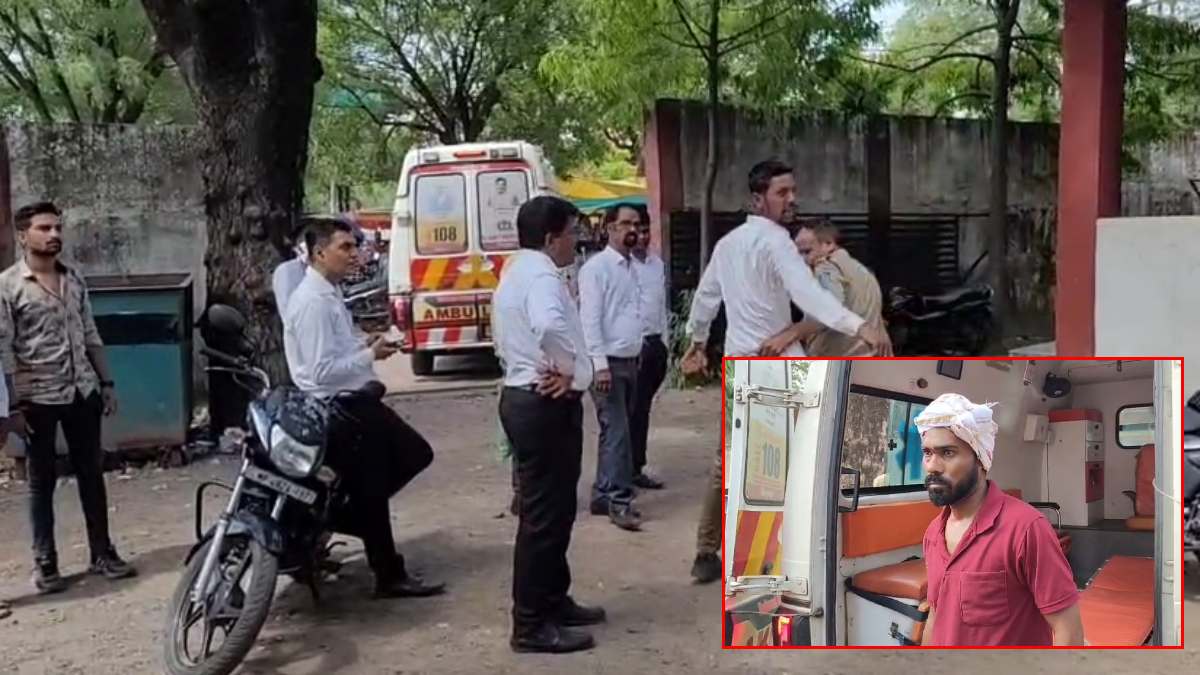 कोर्ट परिसर में बवाल: आरोपी ने फरियादी पर ईंट से किया हमला, फोड़ा सिर, ये है पूरा मामला