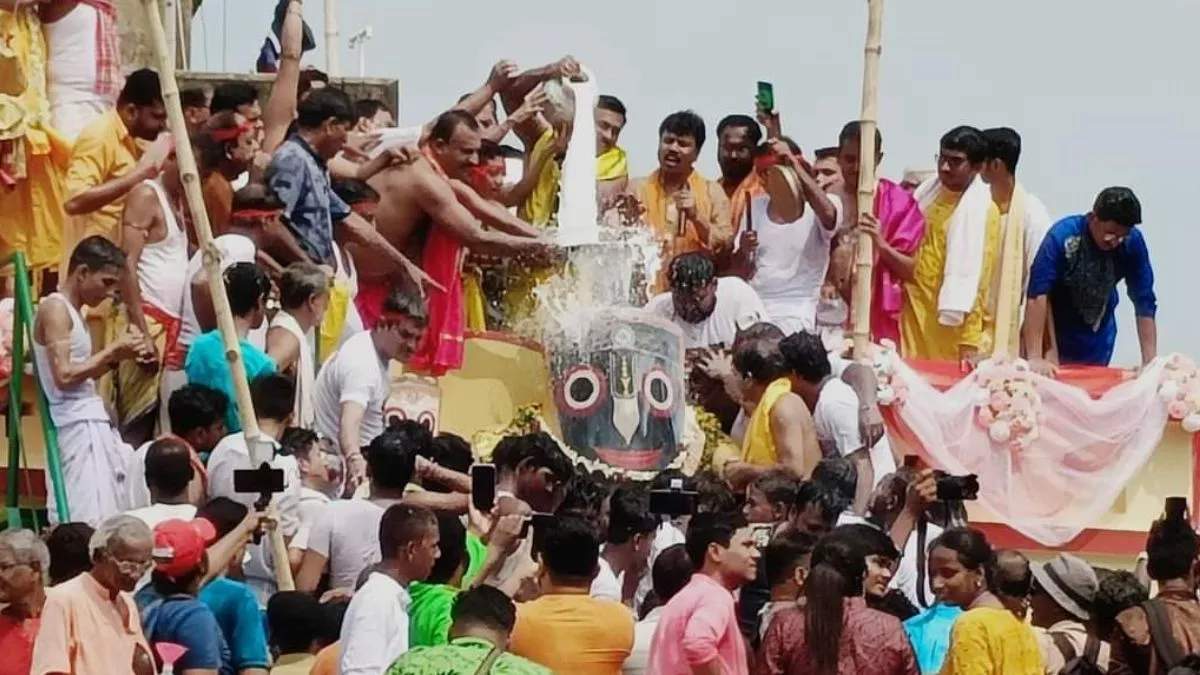 श्री जगन्नाथ स्नान यात्रा: सुरक्षा के लिए 70 प्लाटून तैनात, हाईटेक AI कैमरों से होगी निगरानी…
