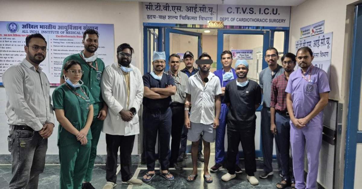 धरती के भगवान ने दी नई जिंदगी: युवक की छाती से निकाला 2 KG का ट्यूमर, फेफड़े पर डाल रहा था दबाव