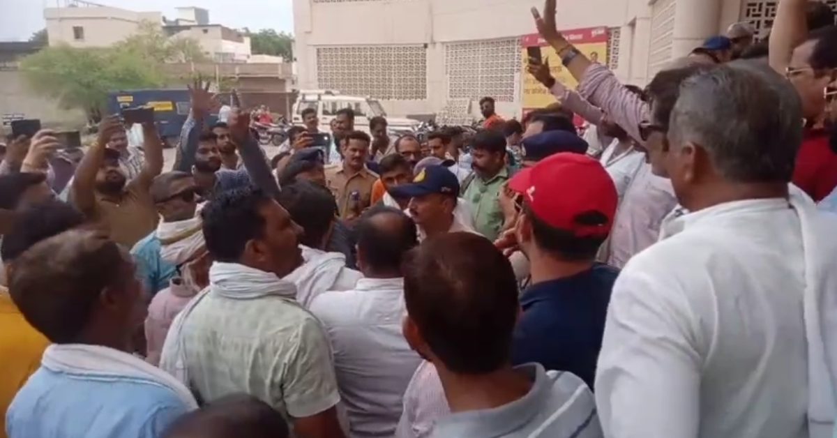 महाराणा प्रताप की प्रतिमा हटाने को लेकर बवाल: रॉयल राजपूत संगठन ने किया निगम का घेराव, सुरक्षा घेरा तोड़कर बढ़े आगे