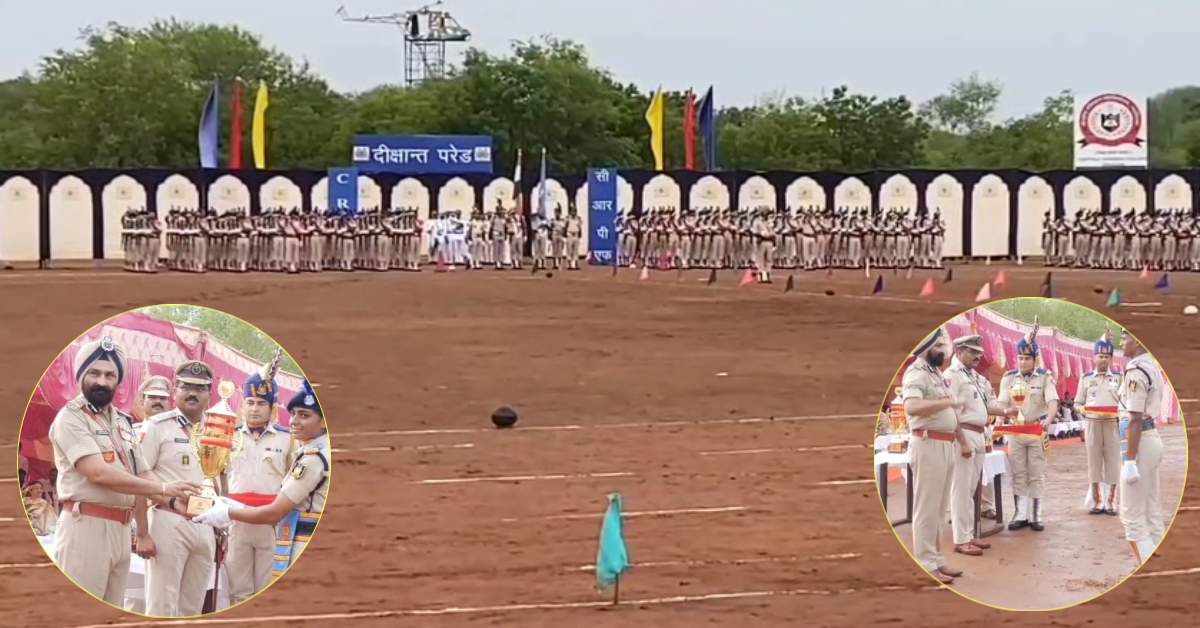 CRPF का दीक्षांत परेड समारोह: 339 नवनियुक्त सिपाहियों को IG ने दिलाई शपथ, सलामी भी ली