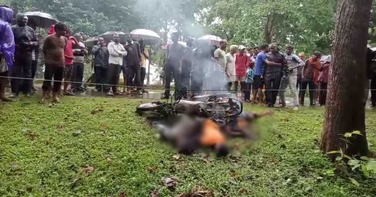 MP में दर्दनाक हादसा: टूटे बिजली तार की चपेट में आने से मोटरसाइकिल सवार 3 लोग जिंदा जले, मृतकों में 1 महिला शामिल