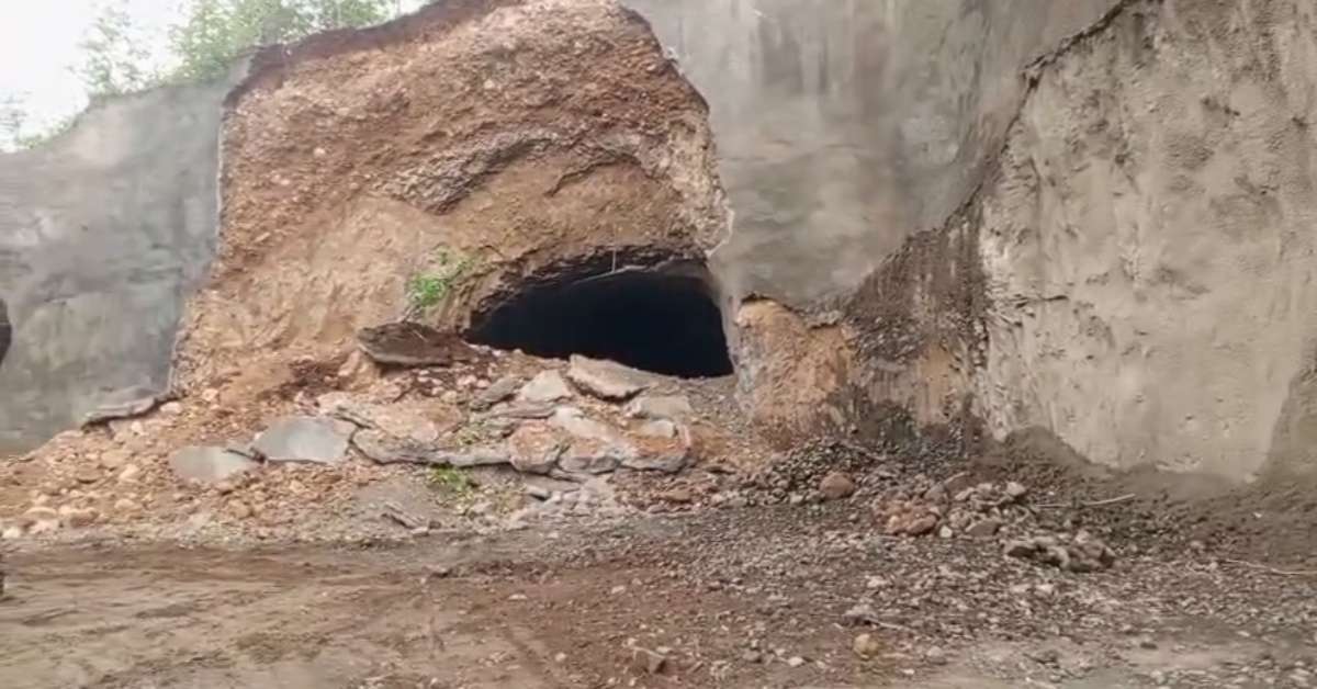 इंदौर में बड़ा हादसा: निर्माणाधीन टनल ढहा, मबले में दबने से 2 मजदूरों की मौत