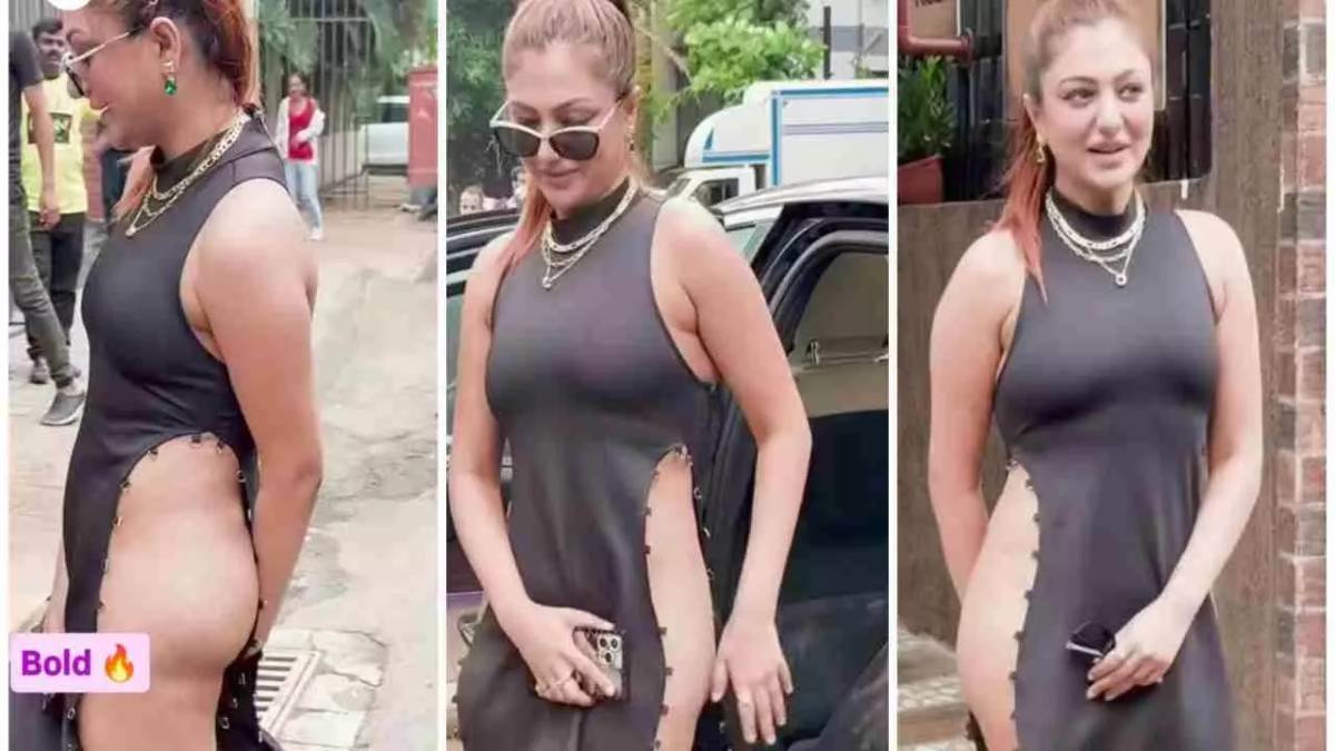 हद से ज्यादा बोल्ड ड्रेस पहनकर निकलीं Khushi Mukherjee, Side Open Dress में प्राइवेट पार्ट छुपाती दिखीं एक्ट्रेस …