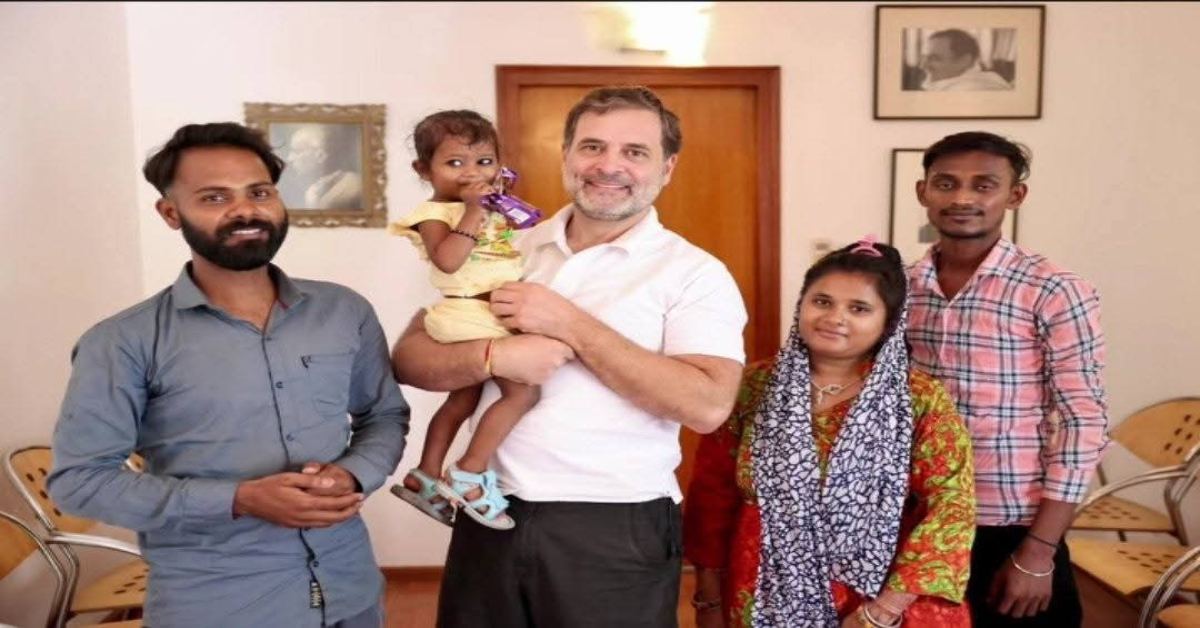 ‘राहुल सर की वजह से…’, मशहूर नाई मिथुन ने पत्नी और बच्चे के साथ कांग्रेस नेता से की मुलाकात, राहुल गांधी को लेकर कही ये बात…