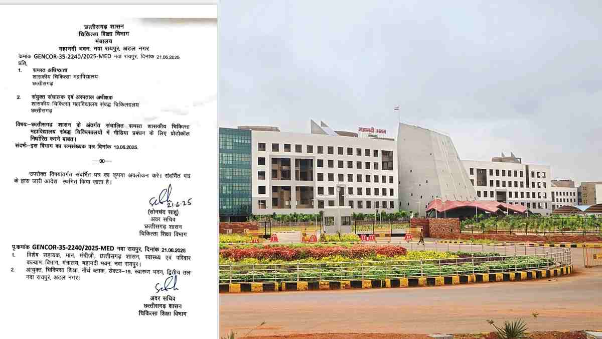 विरोध का असर : अस्पतालों में मीडिया पर पाबंदी वाला तुगलकी फरमान निरस्त, मुख्यमंत्री ने जताई थी कड़ी नाराजगी, आदेश जारी