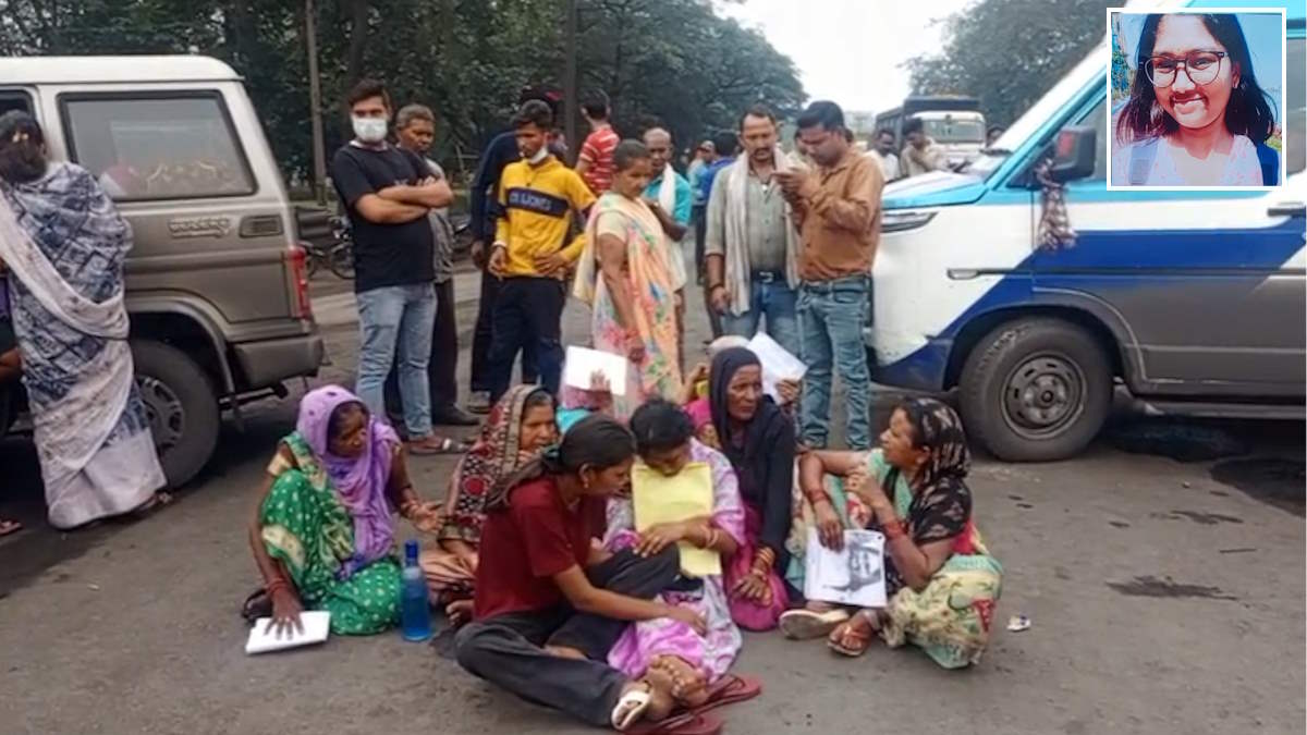 कोरबा की बेटी की एमपी में दुष्कर्म के बाद हत्या का आरोप, कार्रवाई की मांग करते परिजनों ने शव रखकर किया सड़क जाम